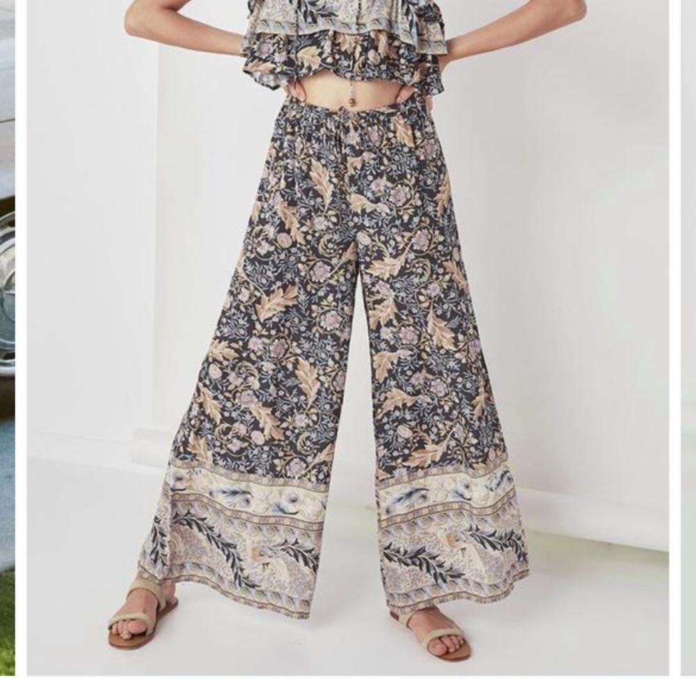 Spell and the Gypsy high-waisted wide leg pants